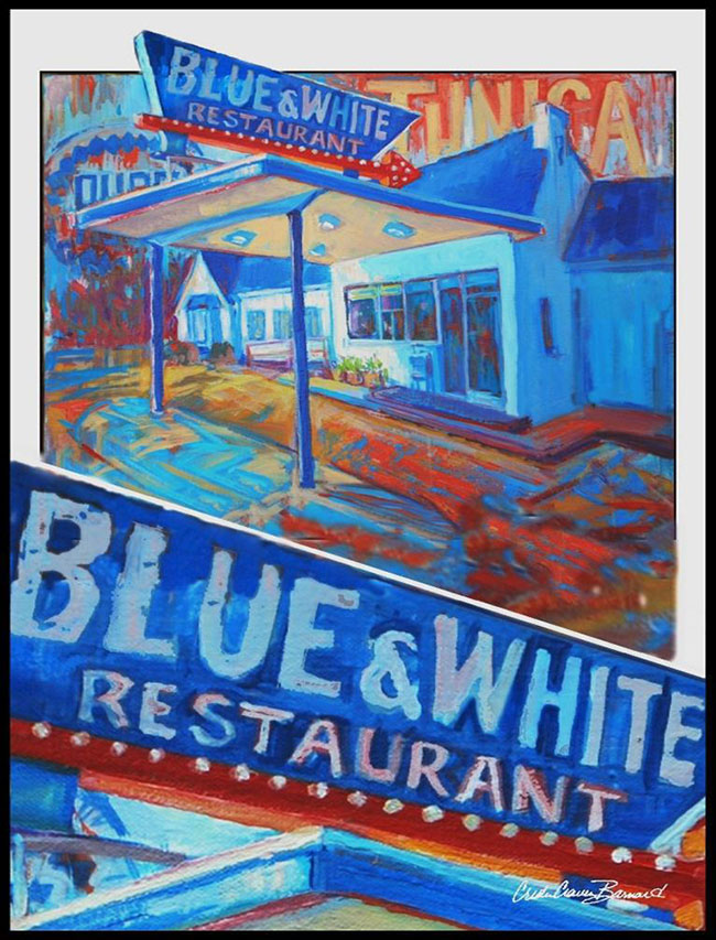 Blue and White Restaurant